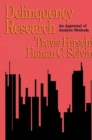 Delinquency Research : An Appraisal of Analytic Methods - eBook