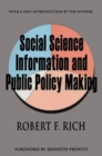 Social Science Information and Public Policy Making - eBook