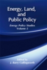 Energy, Land and Public Policy - eBook