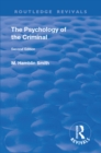 Revival: The Psychology of the Criminal (1933) - eBook