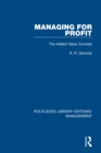 Managing for Profit : The Added Value Concept - eBook