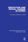 Education and Social Change in Korea - eBook