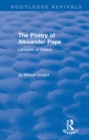 Routledge Revivals: The Poetry of Alexander Pope (1955) : Laureate of Peace - eBook