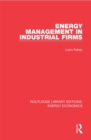 Energy Management in Industrial Firms - eBook