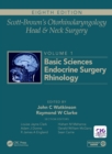 Scott-Brown's Otorhinolaryngology and Head and Neck Surgery : Volume 1: Basic Sciences, Endocrine Surgery, Rhinology - eBook