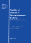 Stability of Motion of Nonautonomous Systems (Methods of Limiting Equations) : (Methods of Limiting Equations - eBook