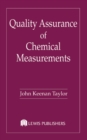 Quality Assurance of Chemical Measurements - eBook