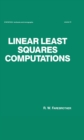 Linear Least Squares Computations - eBook