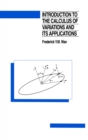 Introduction To The Calculus of Variations And Its Applications - eBook