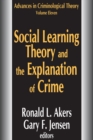 Social Learning Theory and the Explanation of Crime - eBook