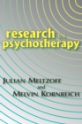 Research in Psychotherapy - eBook
