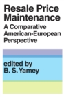 Resale Price Maintainance : A Comparative American-European Perspective - eBook
