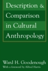 Description and Comparison in Cultural Anthropology - eBook