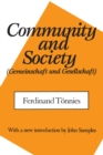 Community and Society - eBook