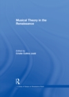 Musical Theory in the Renaissance - eBook