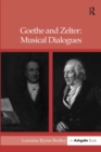 Goethe and Zelter: Musical Dialogues - eBook