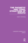The Phonetic and Tonal Structure of Kikuyu - eBook