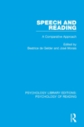 Speech and Reading : A Comparative Approach - eBook