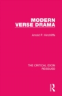 Modern Verse Drama - eBook