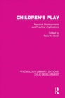 Children's Play : Research Developments and Practical Applications - eBook
