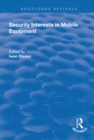 Security Interests in Mobile Equipment - eBook