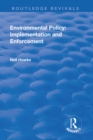 Environmental Policy : Implementation and Enforcement - eBook