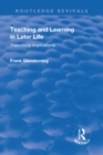 Teaching and Learning in Later Life : Theoretical Implications - eBook
