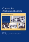 Content Area Reading and Learning : Instructional Strategies - eBook