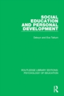 Social Education and Personal Development - eBook
