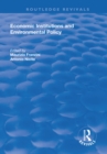 Economic Institutions and Environmental Policy - eBook