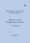 Privacy in the Information Society : Volume II - eBook