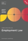 Core Statutes on Employment Law 2017-18 - Book