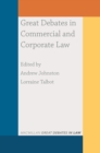 Great Debates in Commercial and Corporate Law - Book