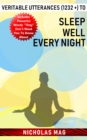 Veritable Utterances (1232 +) to Sleep Well Every Night - eBook