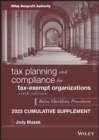 Tax Planning and Compliance for Tax-Exempt Organizations, 2023 Cumulative Supplement - Book