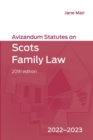 Avizandum Statutes on Scots Family Law : 2022-2023 - Book