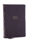 NKJV, Compact Center-Column Reference Bible, Gray Leathersoft, Red Letter, Comfort Print (Thumb Indexed) - Book