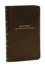 KJV Holy Bible: Pocket New Testament with Psalms and Proverbs, Brown Leatherflex, Red Letter, Comfort Print: King James Version - Book