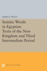 Semitic Words in Egyptian Texts of the New Kingdom and Third Intermediate Period - eBook