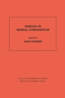 Seminar On Minimal Submanifolds. (AM-103), Volume 103 - eBook