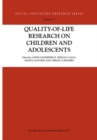 Quality-of-Life Research on Children and Adolescents - eBook