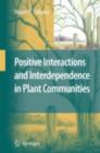 Positive Interactions and Interdependence in Plant Communities - eBook