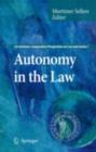 Autonomy in the Law - eBook