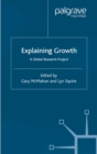 Explaining Growth : A Global Research Project - eBook