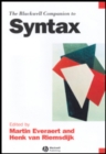 The Blackwell Companion to Syntax : v. 1-5 - Book