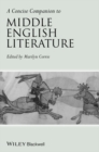 A Concise Companion to Middle English Literature - Book