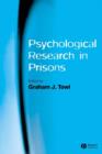 Psychological Research in Prisons - Book