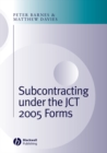 Subcontracting Under the JCT 2005 Forms - Book