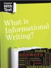What is Informational Writing? - Book