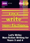 Let's Write Non-fiction Years 3 and 4 DVD Plus Pack - Book
